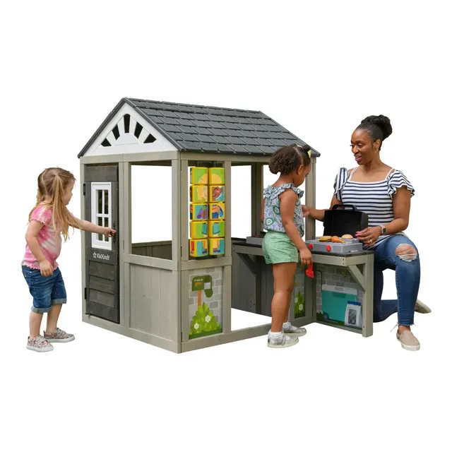 Casita De Madera Infantil Juegos Jardin Niños Kidkraft