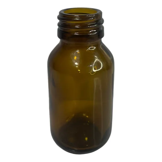 Frasco 60ml Ambar Vidrio C/t