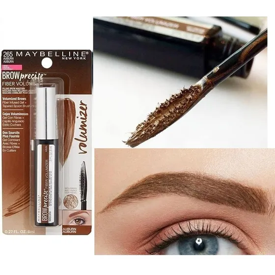 Gel De Cejas Maybelline Brow Precise Fiber Tono Auburns