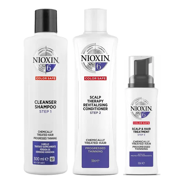 Nioxin 6 Tratamiento Anticaida Para Cabello Tratado 300ml