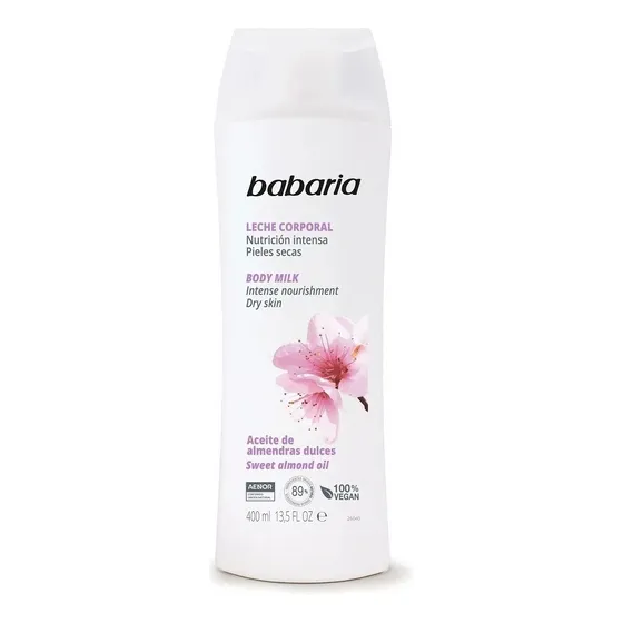 Crema Babaria Body Milk Almendras 400ml - mL