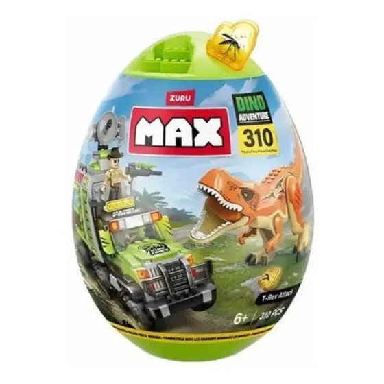 Max - Dino Adventure Mega Huevo 304 Pcs Flaber