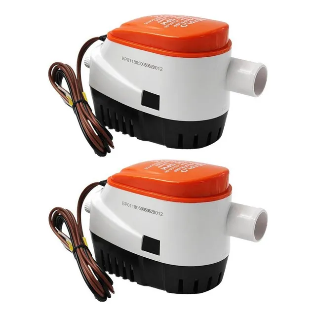 Jjj 2x 1100gph Barco 12v Interruptor De Flotador De Bomba De