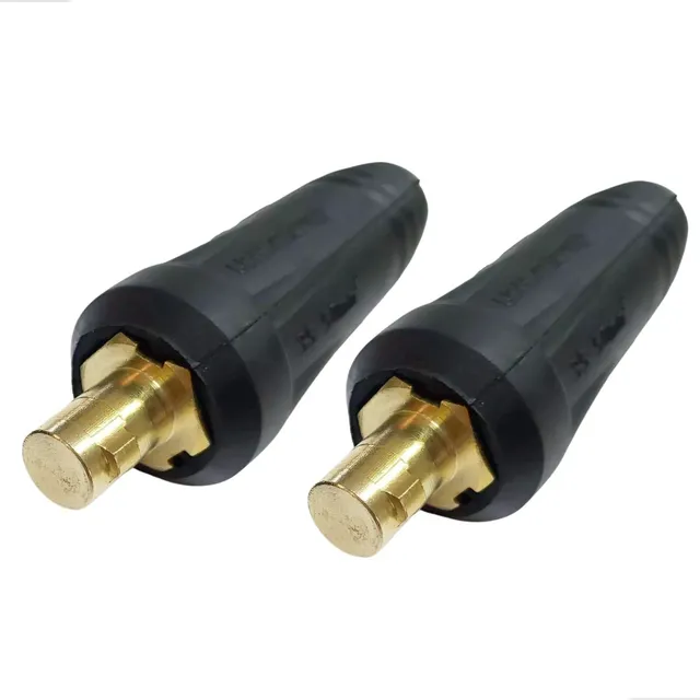 Kit 2 Conector Engate Rapido Macho 9mm Máquina De Solda