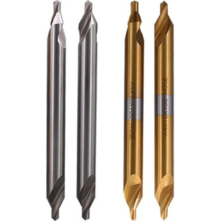 Broca De Centro Longa 4x10x100mm Para Torno E Fresa Hss Tin Broca De Centro Longa 4x10x100mm Para Torno E Fresa Hss Tin