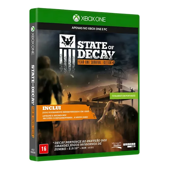 State Of Decay Xbox One Midia Fisica Original Microsoft Nf