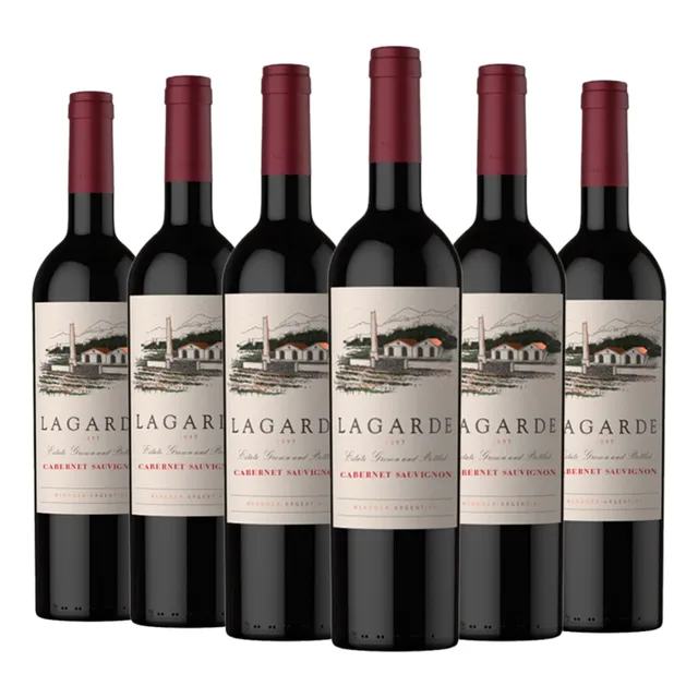 Vino Lagarde Cabernet Sauvignon 750ml. Caja 6 Botellas