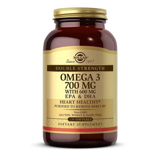 Omega 3 700 Mg Con Epa & Dha Solgar 120 Capsulas Blandas Sabor Neutro