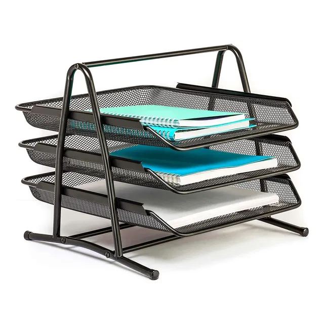 Mindspace MS2002-1 Organizador De Oficina De 3 Niveles color negro