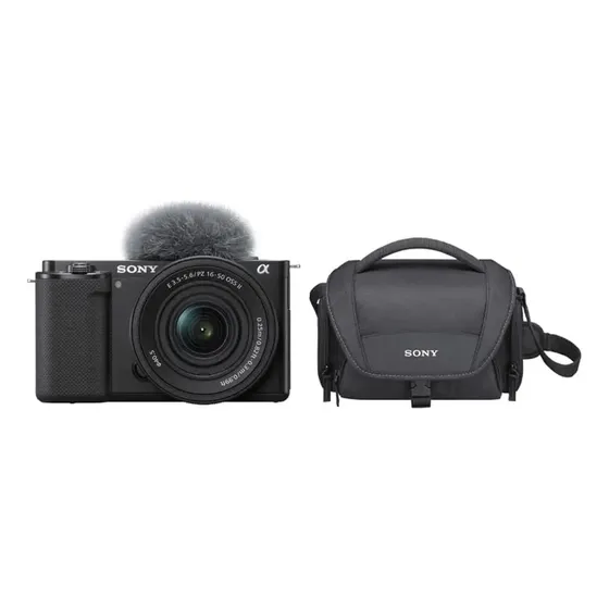 Sony Cámara Alpha Zv-e10k + Maletín Lcs-u21 De Negro | Cuotas sin interés