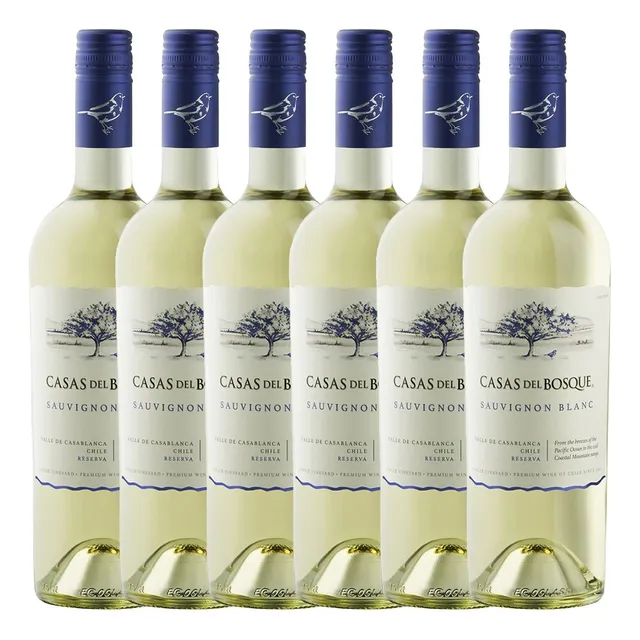 6x Vino Casas Del Bosque Reserva Sauvignon Blanc