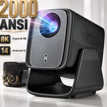 Kacota Proyector Profesional 8k 2000 Ansi Android 14 Wifi6