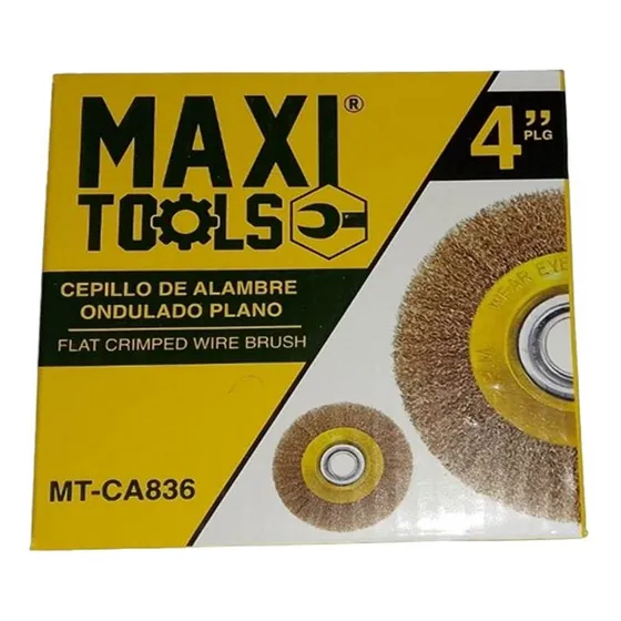 Cepillo  Esmeril De Banco 4  Con Adaptador Taller