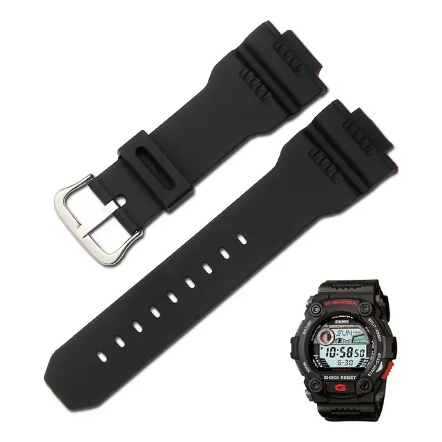 Correa Repuesto Para Reloj Casio G-shock G-7900 Negro