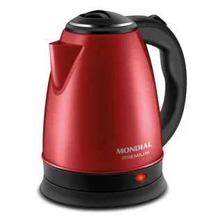 Chaleira Elétrica Pratic Inox Ce-06-r 1200w Vermelho Mondial Chaleira Elétrica Pratic Inox Ce-06-r 1200w Vermelho Mondial