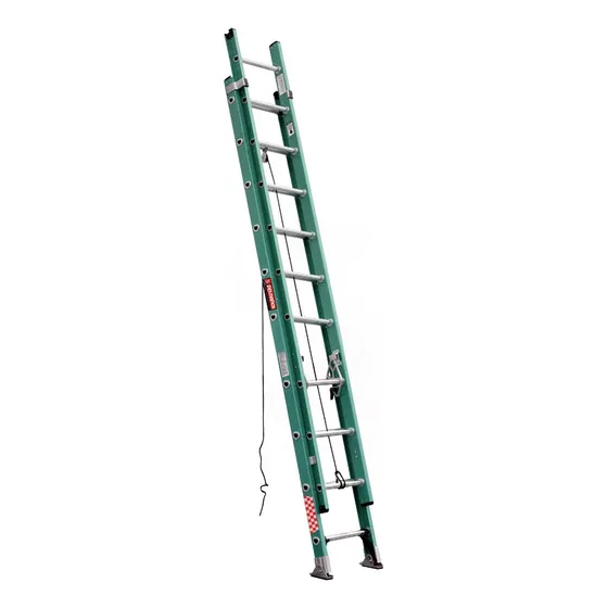 Escalera De Extensión 20 Peldaños Fibra De Vidrio Dialectric