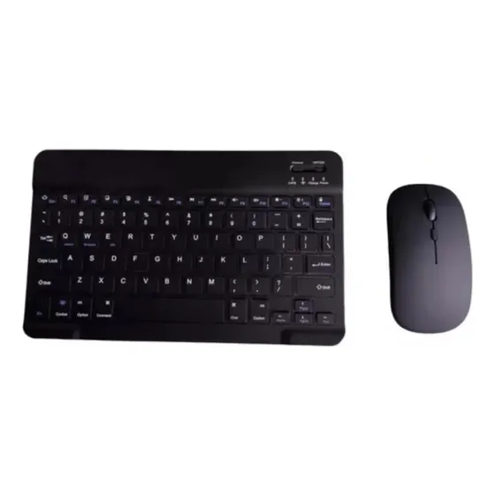 Kit Teclado Y Mouse Inalámbrico Bluetooth Somos Tienda