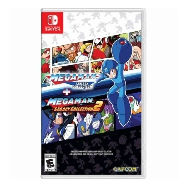 Mega Man Legacy Collection 1 Y 2 Nintendo Switch Nuevo