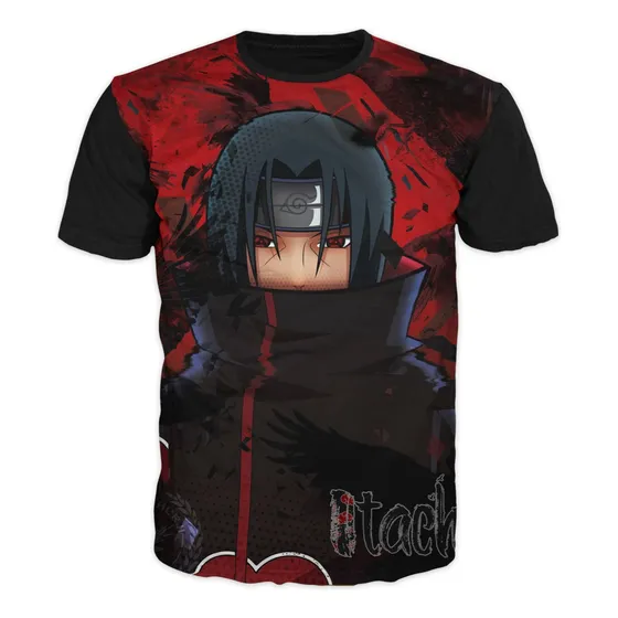 Camiseta Naruto Kakashi Itachi Sasuke Adultos Y Niños Ref 21