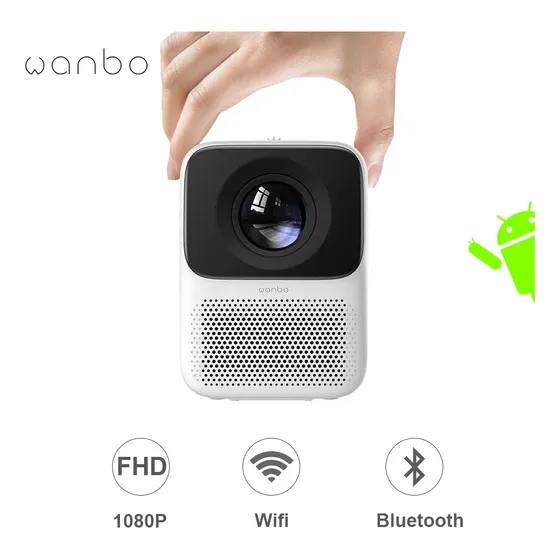 Wanbo T2r Max Wifi 1080p Full Hd 4k Projector+fengmi Soporte