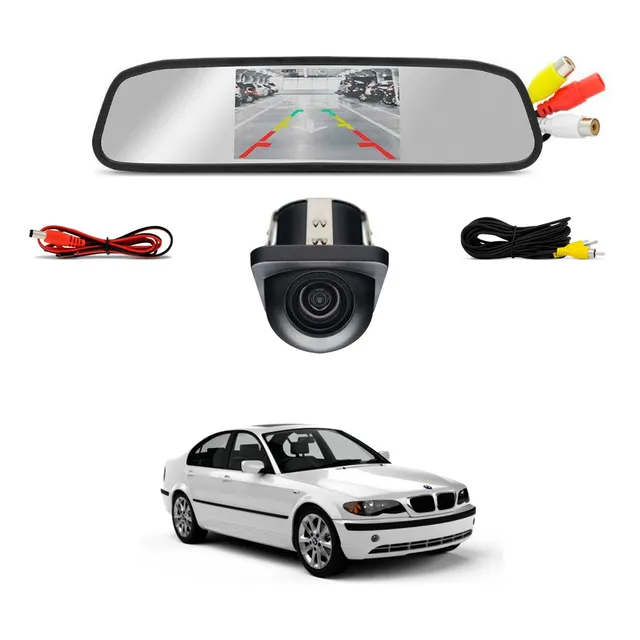 Kit Camera Retrovisor Bmw Serie 3 2000 2001 2002 2003 2004