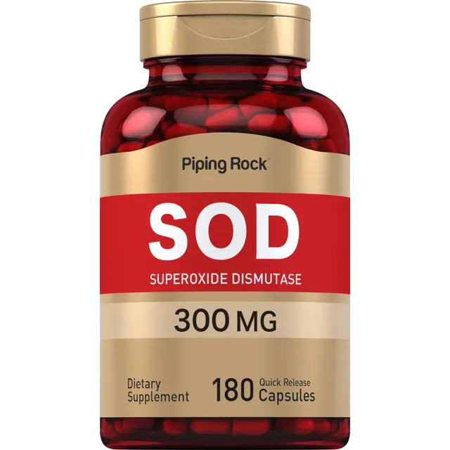 Piping Rock Superóxido Dismutasa   Sod   300 Mg   180