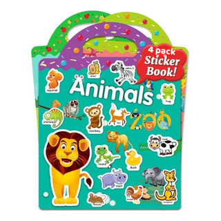 Libros De Pegatinas Reutilizables Para 1-6 Niños Aprendiendo Libros De Pegatinas Reutilizables Para 1-6 Niños Aprendiendo