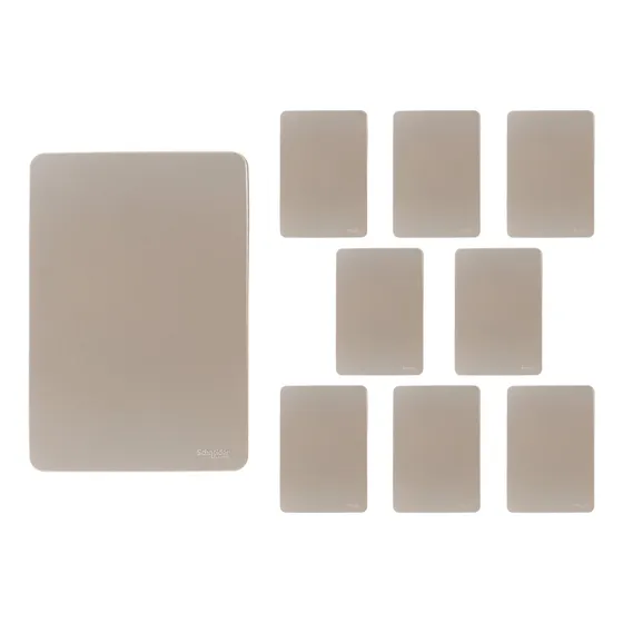 Pack X9 Placa Ciega Horizon Gold Orion