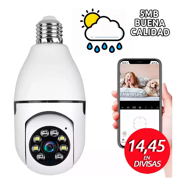  Camara Ip Wifi Inalambrica Robot Seguridad 360 App