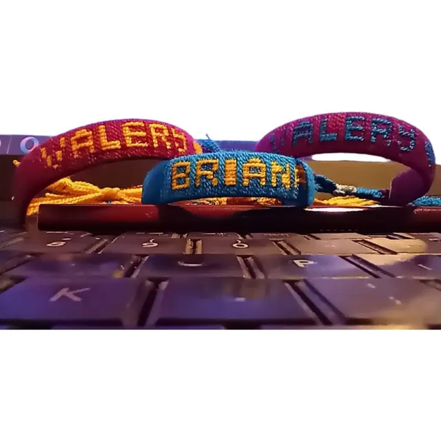 Pulseras Con Nombres Personalizadas Artesanía