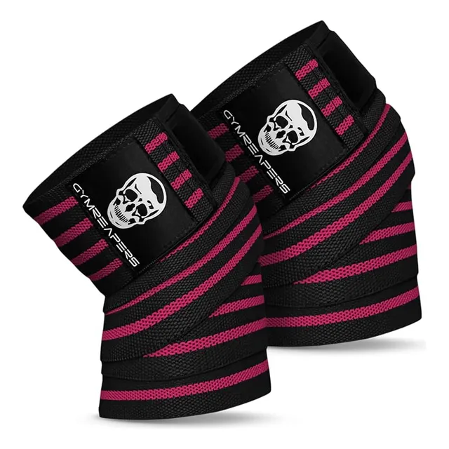 Rodilleras Con Correa Sentadillas Prensa Piernas Unisex Rosa