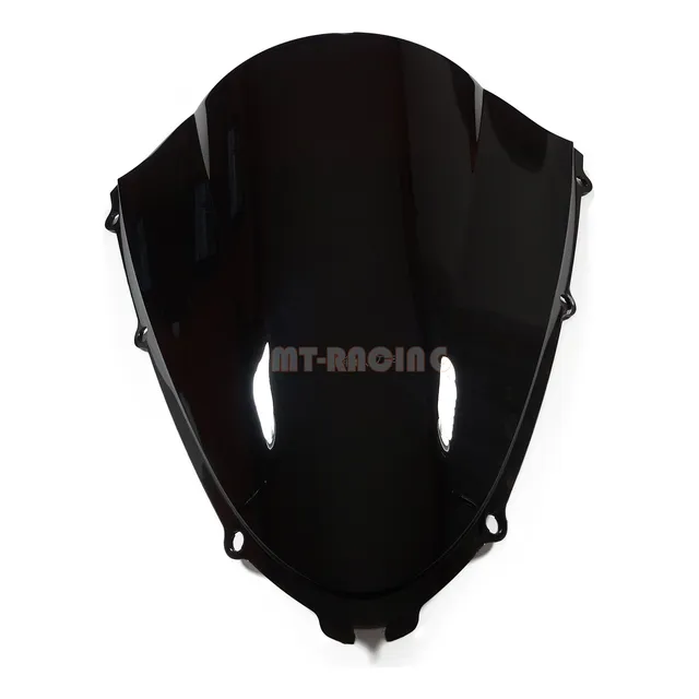 Parabrisa Doble Burbuja Negro Para Kawasaki Zx14 R Zzr 1400