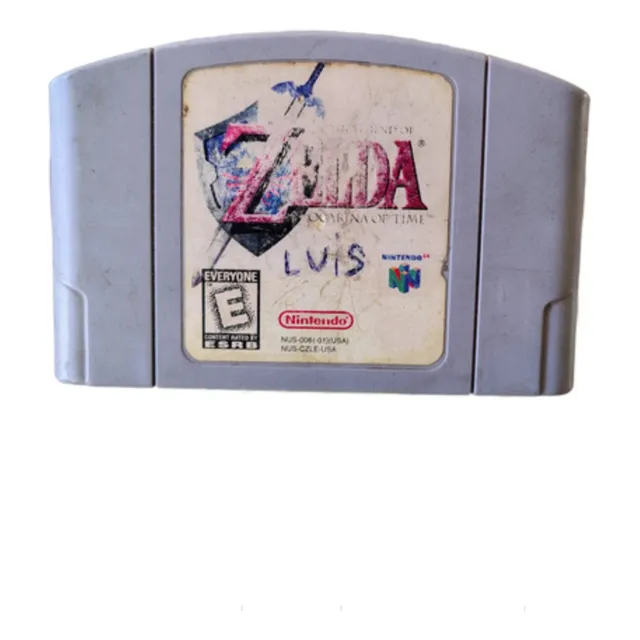 The Legend Of Zelda Ocarina Of Time Nintendo Original 1998