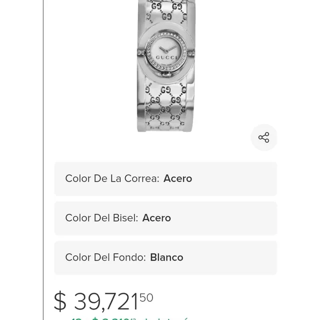 Reloj Gucci De Dama
