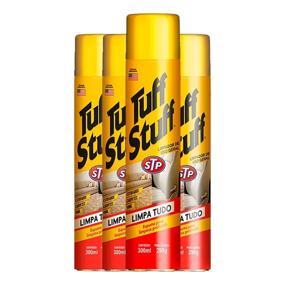 4 Tuff Stuff Espuma Limpeza Bancos Carpetes Painéis Tapetes