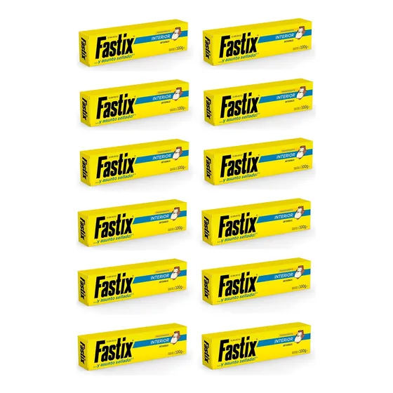 Sellador Antihongos Fastix Transparente 25 Gr X 12 Cajas