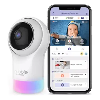 BabĂĄ EletrĂŽnica Hubble Connected Nursery Pal Glow Com App+nf Cor Branco BabĂĄ EletrĂŽnica Hubble Connected Nursery Pal Glow Com App+nf Cor Branco