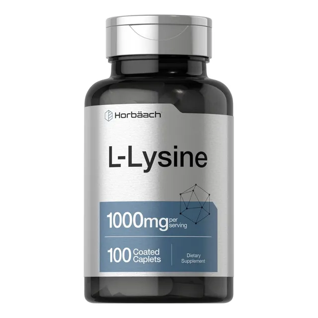 Horbaach L-lysina 1000mg 100 Tabletas Original.