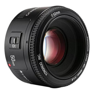 Lente Yongnuo Yn50mm F1.8 F/1.8 Canon 52mm Com Proteção Lente Yongnuo Yn50mm F1.8 F/1.8 Canon 52mm Com Proteção