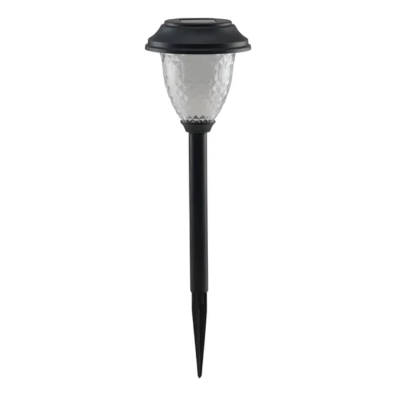Luz Led Solar Tipo Estaca Para Jardin Con Forma Circular