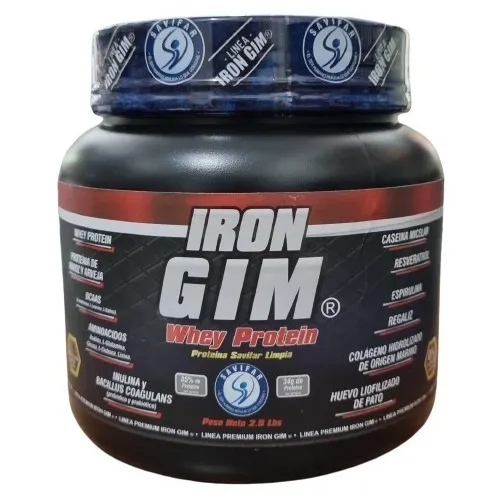 Iron Gym Whey Protein Savifar - Unidad a $106000