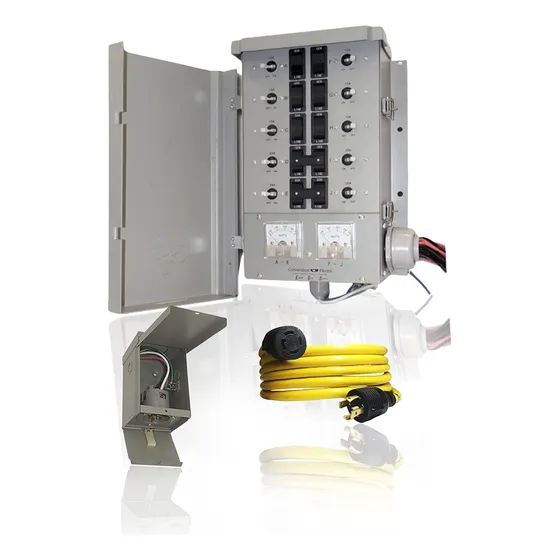 Kit Interruptor Transferencia Manual 30a 7500w 10 Circuitos