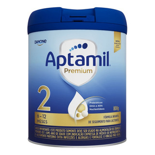 Aptamil Premium 2 -fĂłrmula Infantil Em PĂł Danone -800 G Aptamil Premium 2 -fĂłrmula Infantil Em PĂł Danone -800 G
