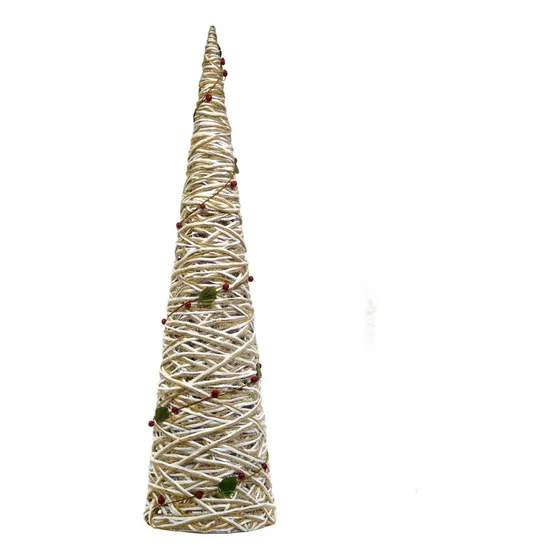 Arbol Pino Adorno Deco Navidad Pino Con Frutos Muerdago
