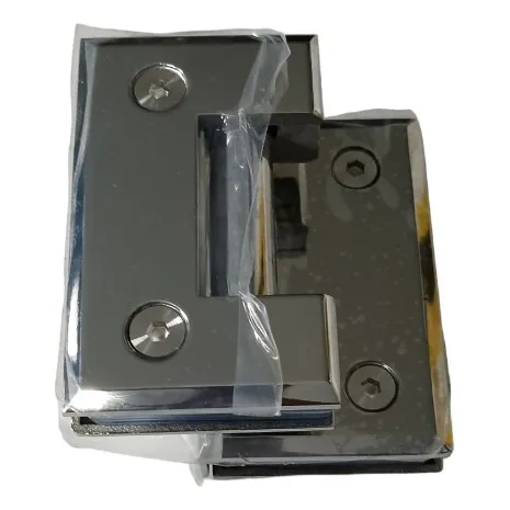Bisagras Puerta Vidrio Lujo Premium Brillante -180° +180°