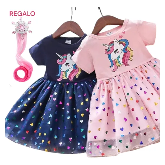 Vestido Unicornio Para Niñas