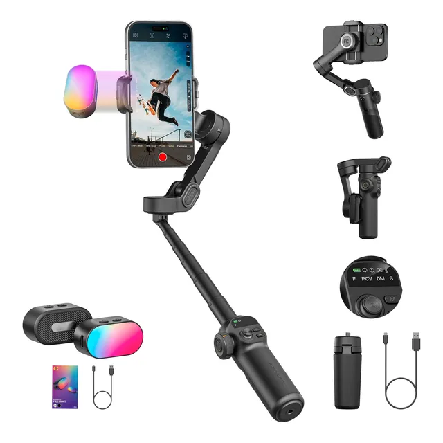 Gimbal Estabilizador Aochuan Smart X2 Para iPhone Y Android