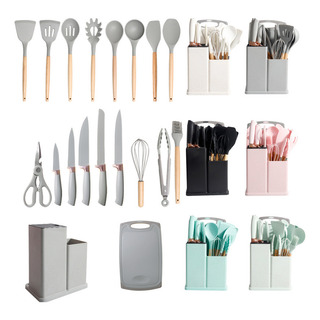 Set Innovador De Utensilios Y Cuchillos 19 Piezas 1550g Set Innovador De Utensilios Y Cuchillos 19 Piezas 1550g