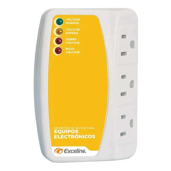 Protector De Voltaje Exceline/ Equipos Eléctricos/ Gsm-e120