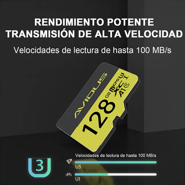 Avidus Tarjeta De Memoria Micro Sd 128gb Clase 10 Tf